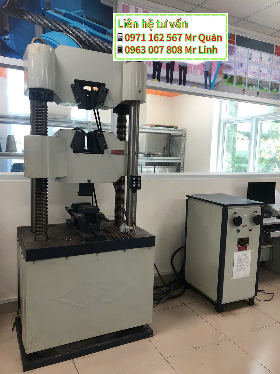 Thiết bị thí nghiệm cốt thép - Tư vấn Kiểm định Econs