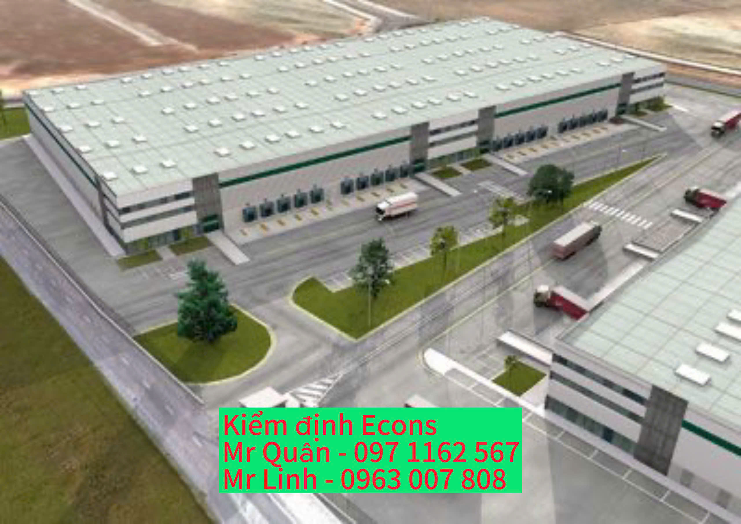 Kiểm định nhà kho phục vục sản xuất - KCN Tân Hương